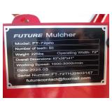 Future Skid Steer 72" Forestry Mulcher