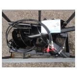 AGT Industrial Skid Steer Auger w/6" 12" & 14" Augers