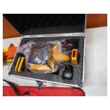 Laser Transit, Tripod, Elevation Stick