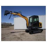 AGT Industrial MY50R Excavator w/Side Swing Boom & Hydraulic Thumb