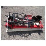 Future Skid Steer Post Auger w/8" 12" 16" Bits