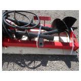 Future Skid Steer Post Auger w/8" 12" 16" Bits