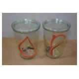 *2* Weck 3/4L Mold Canning Jars