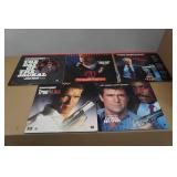 *5* Laser VideoDiscs - The Day of the Jackal, Puppet Masters, True Lies