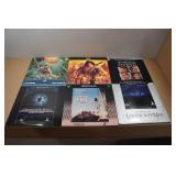 *6* Laser Videodiscs - Husbands and Wives, Lawnmower Man, Body Heat