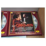 *5* Laser VideoDiscs - Madama Butterfly, Carmen, Karajan