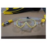 Cressi Adult Rondine Palau Fin Snorkel Set - Fin Size XS/S
