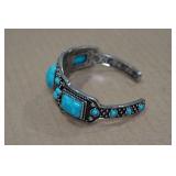 Navajo Style Turquoise Stone Bracelet
