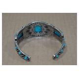 Navajo Style Turquoise Stone Bracelet