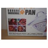 Copper 5-Piece 9.5" Square Casserole Pan