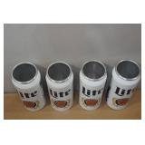 Set of 4 Minnesota Viking Aluminum Drinking Glasses