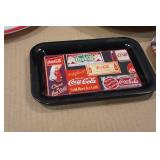 Assorted Beverage Collectables - Tip Trays, Plates, Metal Sign