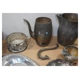 Assorted Silverplate Serving Pieces