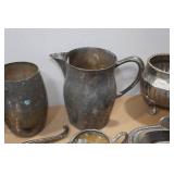 Assorted Silverplate Serving Pieces