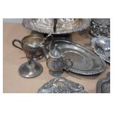 Assorted Silverplate Serving Pieces