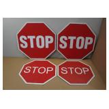 *4* "STOP" Signs