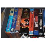 Assorted VHS - American History X, Gone With the Wind, Little Rascals,  Old Yeller