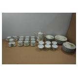 Vintage Lefton Porcelain Hand Painted Tea Set - Wild Rose