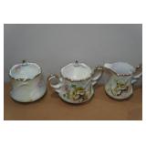 Vintage Lefton Porcelain Hand Painted Tea Set - Wild Rose