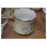 Vintage Lefton Porcelain Hand Painted Tea Set - Wild Rose