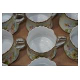 Vintage Lefton Porcelain Hand Painted Tea Set - Wild Rose