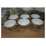 Vintage Lefton Porcelain Hand Painted Tea Set - Wild Rose