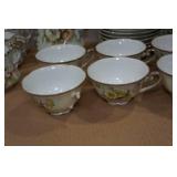 Vintage Lefton Porcelain Hand Painted Tea Set - Wild Rose