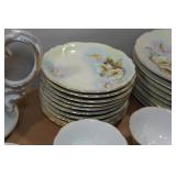 Vintage Lefton Porcelain Hand Painted Tea Set - Wild Rose