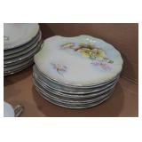 Vintage Lefton Porcelain Hand Painted Tea Set - Wild Rose