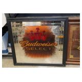 Assorted Framed Bar Mirror Beer Signs