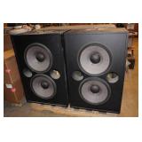 *2* JBL 4648A-8 Professional Series Low Frequency Theater Cabinet Speakers