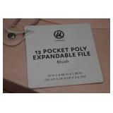 *2* 13 Pocket Poly Expandable Files