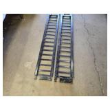 Pair of Heavy-Duty Steel Loading Ramps, 78 Inches Long x 8" wide
