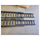 Pair of Heavy-Duty Steel Loading Ramps, 78 Inches Long x 8" wide