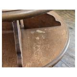 Vintage Two-Tier Wooden End Table