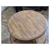 Vintage Two-Tier Wooden End Table