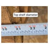 Vintage Two-Tier Wooden End Table