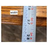 Oval Wooden Coffee Table with Cabriole Legs