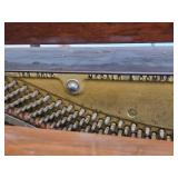 Vintage Hallet & Davis Upright Piano with Bench