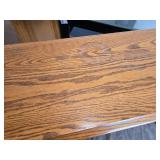 Wooden Console Table (sofa table) with Drawer and Curved Legs