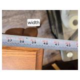 Wooden Console Table (sofa table) with Drawer and Curved Legs