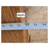 Wooden Desk with Built-In Shelves and Keyboard Drawer