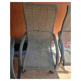 4 Outdoor Patio Sling Chairs