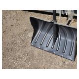 Set of Yard Tools: Snow Shovel, Broom, and Rake