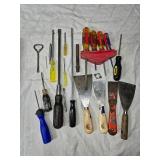 Hand Tools including Screwdrivers and Scrapers