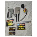 Stapler, Staples, Rivet Gun and More