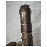 Antique Ratchet Brace Hand Drill with Wooden Handles