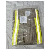 Lakeland Fyrban Flame-Resistant Coverall with Reflective Stripes Meets NFPA 2112-2012 standards Size L