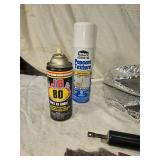 Popcorn Spray Can, Partial JB-80, Gas Strut, Sanding Sheets,