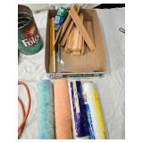 Old Drills, Drill Bits, and Painting Supplies